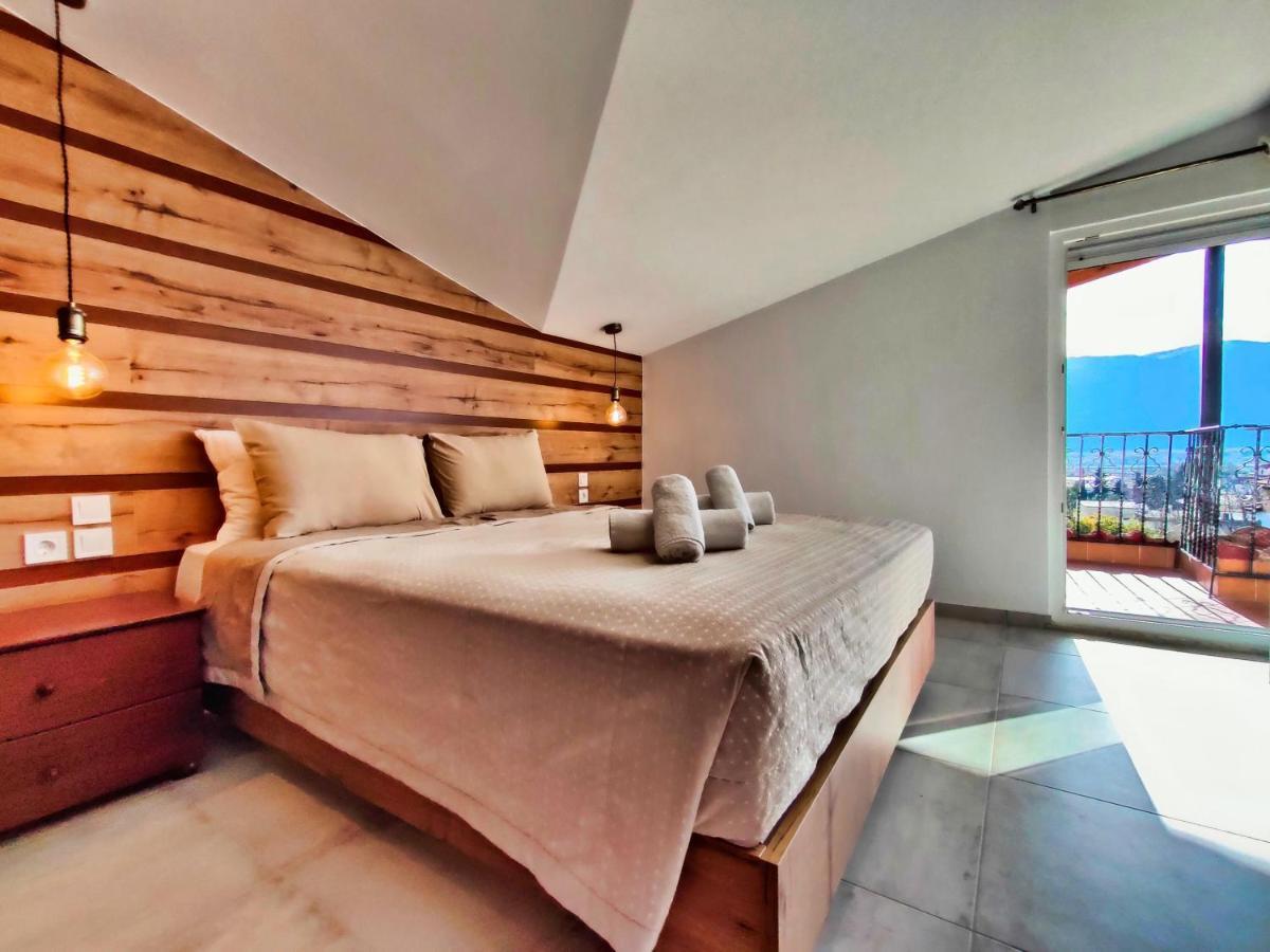 Meteora View Penthouse Lägenhet Kalampaka Exteriör bild