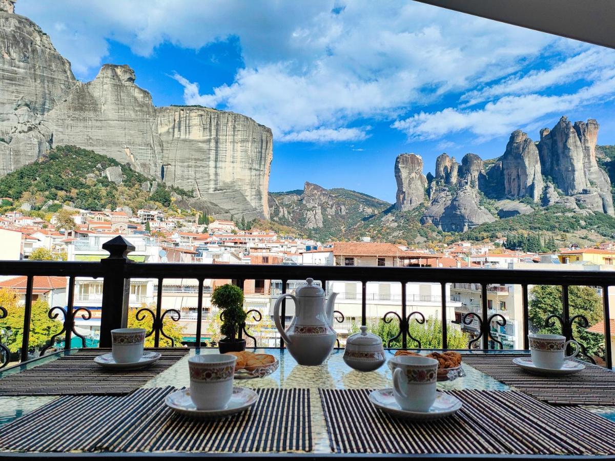 Meteora View Penthouse Lägenhet Kalampaka Exteriör bild