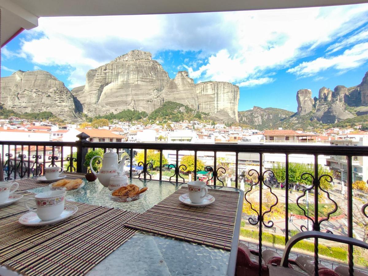 Meteora View Penthouse Lägenhet Kalampaka Exteriör bild